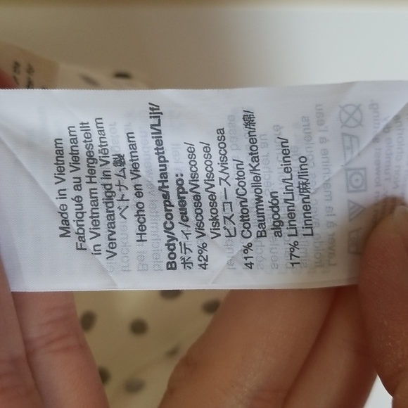 NWT Madewell Tiered Skirt in Inkbrush Dots - Size 2 - Picture 10 of 10